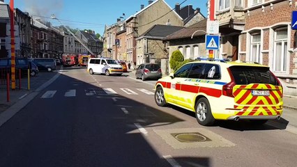 Incendie dans un immeuble à appartements de la rue Guillaume Maisier