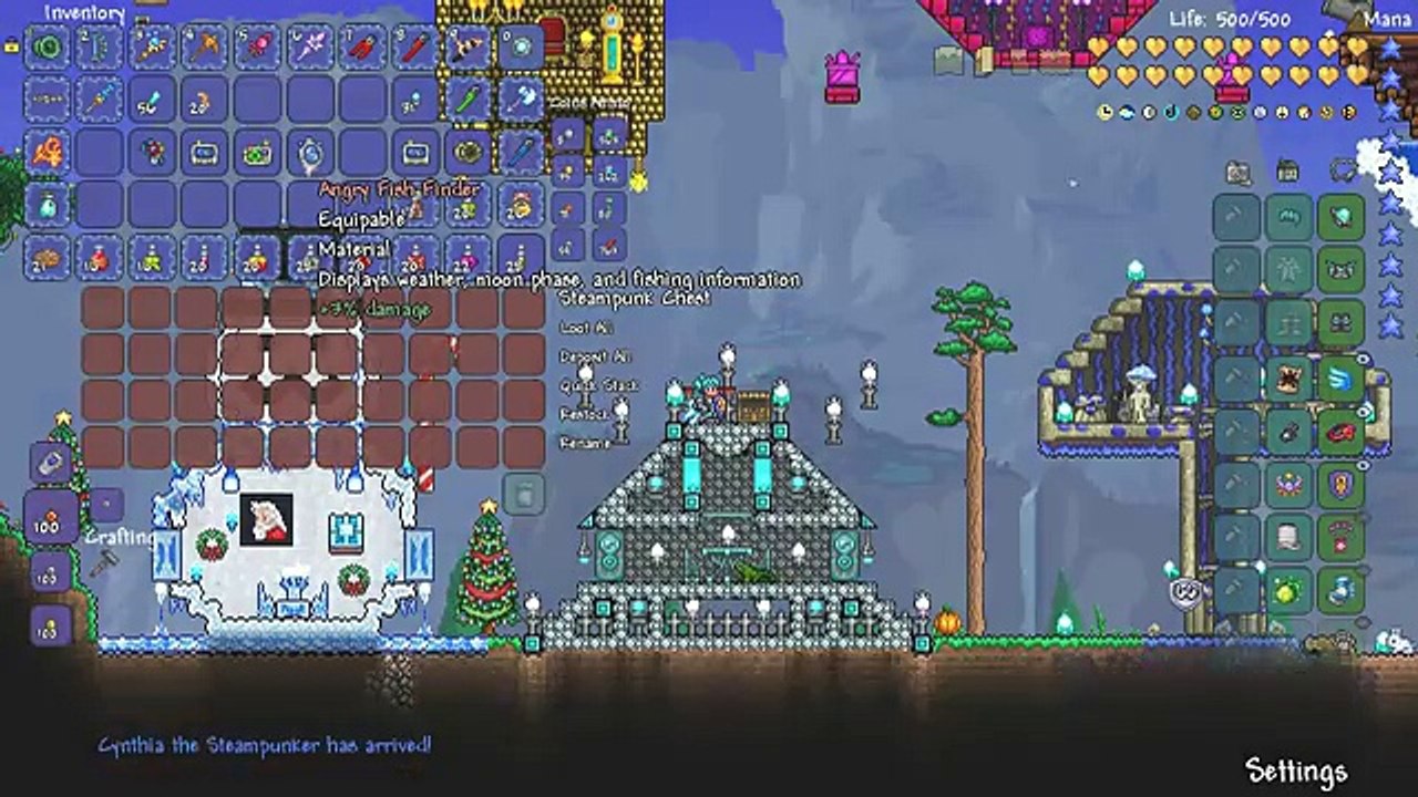 Terraria 1.3 Cell Phone Crafting Guide! 1.3 New Items PDA Farm