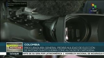 Procuraduría colombiana pedirá nulidad de elección de Antonio Quinto