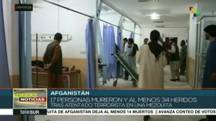Atentado en Afganistán deja 17 muertos y 34 heridos
