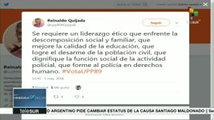 Candidatos venezolanos lanzan tuits proselitistas