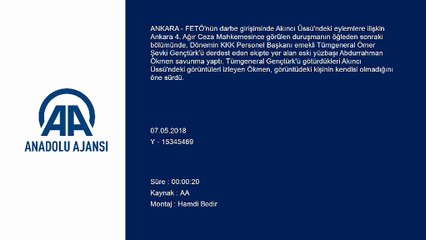 Generali alıkoyduğu görüntülerini inkar etti - ANKARA