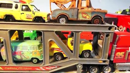 Pixar Cars Mini Series Part 1 , The Haulers Lots and Lots of Haulers