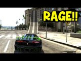 O CARRO TELEPORTOU?! O MAIOR RAGE DE SEMPRE!! - GTA V Online