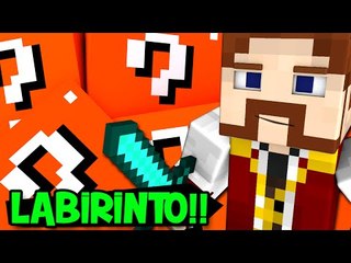 Minecraft: GUERRA NO LABIRINTO #1 - EXPLODINDO TUDO!!
