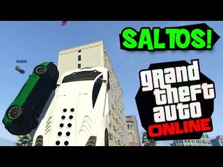 SALTANDO NA CIDADE! CORRIDA ABSURDA!! (c/ Pigman) - GTA V Online (PC)