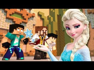 Minecraft: NOVO MINIGAME (Build Battle) - NÓS AMAMOS FROZEN!! (c/ Rezende e Luiz)