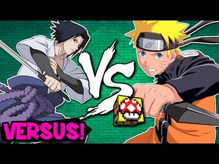Minecraft: VERSUS! - NARUTO VS. SASUKE!! (c/ Nenhos e Pig) - Lucky Block