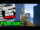 PARKOURZANDO COM MOTAS!! (c/ Miss e Pigman) - GTA V Online (PC)