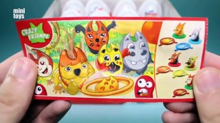 Kinder Joy Surprise Eggs Ice Age 5 Full Collection & Crazy Friends Surprise Toys