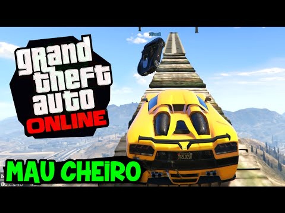 A CORRIDA MAL CHEIROSA! SOU MUITO BURRO!! xD - GTA V Online (PC)