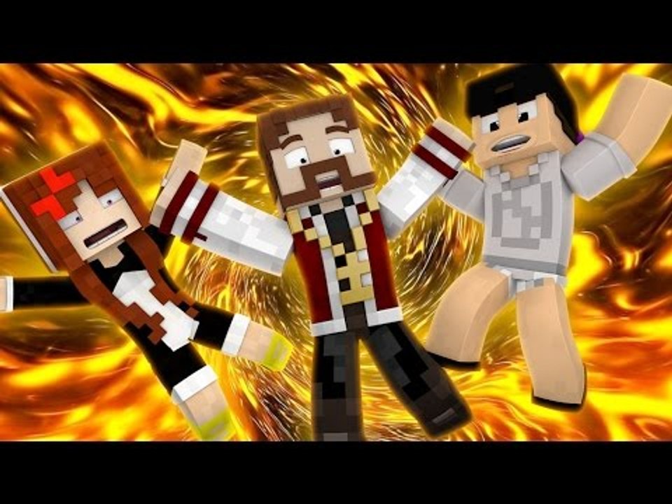 Minecraft: SUPER QUEDA #15 - APOSTA TRIPLA! TODOS DANÇANDO RAGATANGA!! xD (c/ Luiz e Miss)