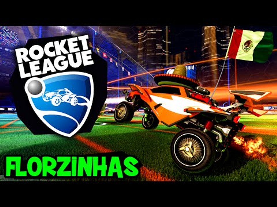 OS FLORZINHAS JOGANDO ROCKET LEAGUE?! :O (c/ Wolff) - Rocket League