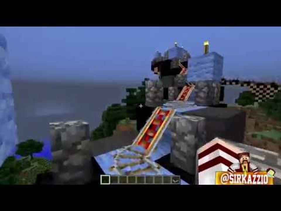 Minecraft: MONTANHA RUSSA SUPER ESTRANHA!! (Reginald Roller Coaster)