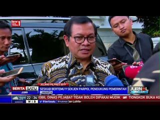 Sekjen Partai Koalisi Jokowi Berkumpul di Kantor Seskab