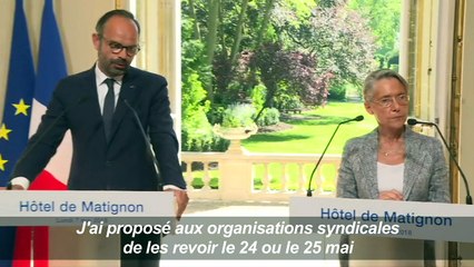 SNCF: Philippe reçoit les syndicats
