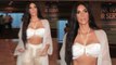 Kim-Kardashian-flaunts-her-abs-in-butterfly-bra-top-with-sheer-slacks-in-Las-Vegas-after-Cher-concert