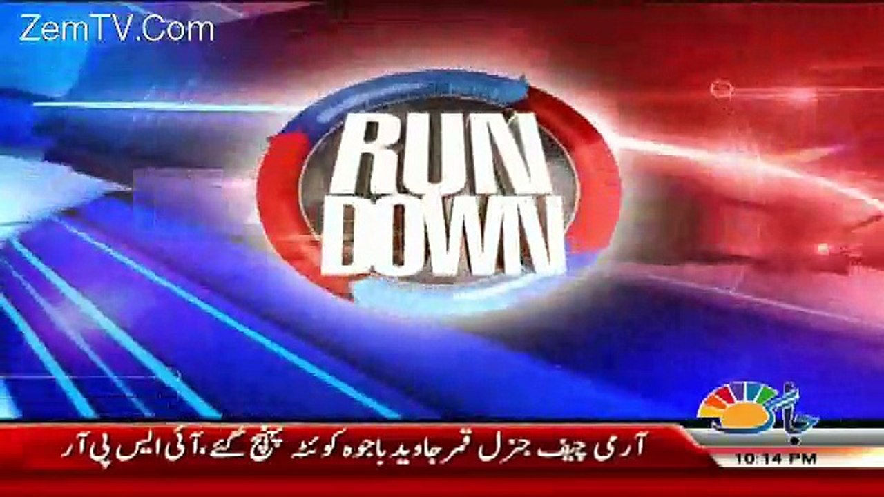 Rundown  – 7th May 2018