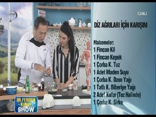 Dr.Feridun Kunak'tan Diz Ağrıları İçin Karışım Tarifi.