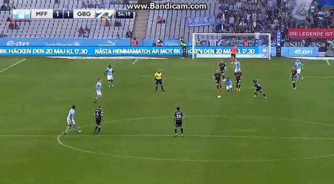 Goal Strandberg (1-1) Malmö FF vs	IFK Göteborg