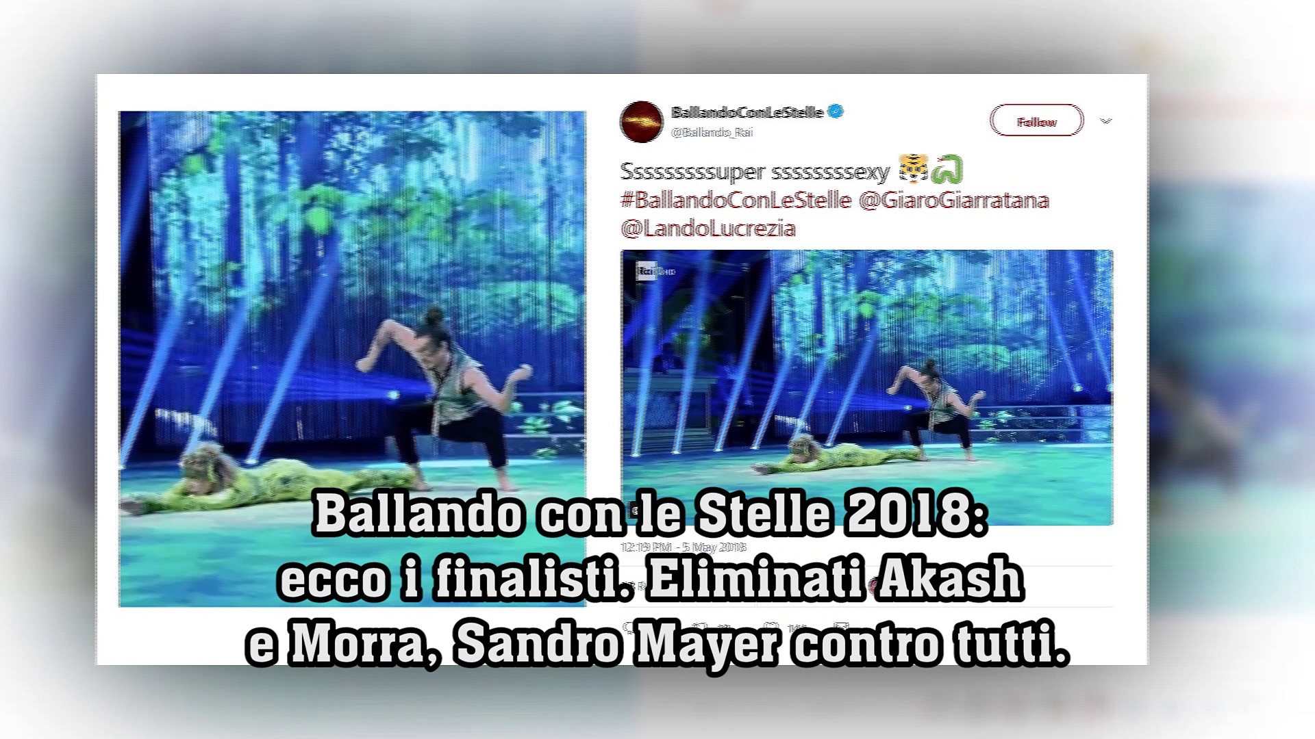 Video Ballando con le Stelle 2018: ecco i finalisti. Eliminati Akash e Morra, Sandro Mayer contro tutti