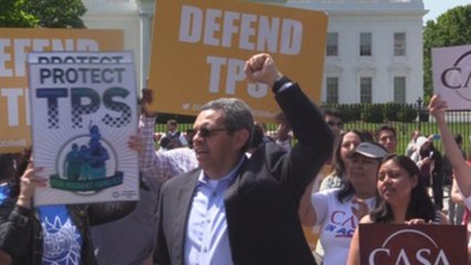 Hondureños con TPS reclaman ante la Casa Blanca regular su estado migratorio