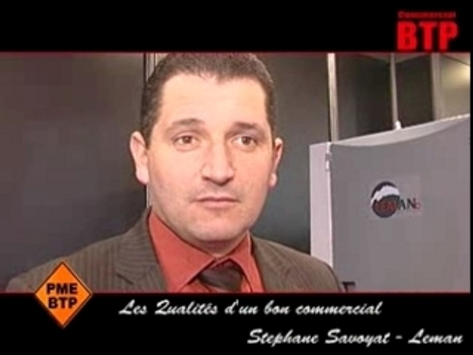 Commercial BTP: Stéphane Savoyat