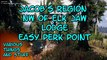 Far Cry 5 Jacob's Region NW of Elk Jaw Lodge Easy Perk Point