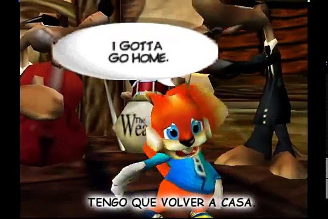 Conkers Bad Fur Day - Parte 1 - Intro (Sub Español) - N64
