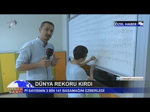 Pi Sayısının 3 Bin 141 Basamağını Ezberleyen Çocuk