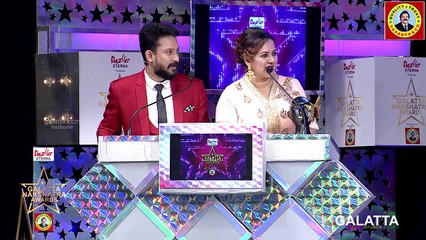 தங்கையின் குரல் கேட்டு கண் கலங்கிய STR | Galatta Nakshatra Awards
