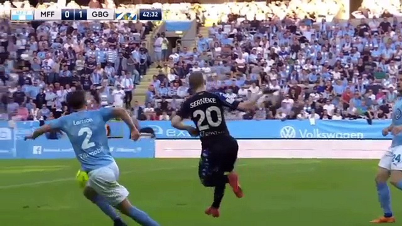 Malmoe 1:2 Goeteborg (Sweden. Allsvenskan. 7 May 2018)