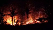 Le volcan Kilauea à Hawaï menace des maisons