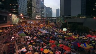 香港抗议领袖回忆精神动力