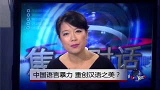 焦点对话：中国语言暴力，重创汉语之美？