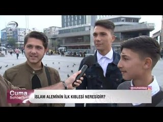 Vatandaşlarımıza sorduk. İslam Aleminin İlk Kıblesi Neresidir?