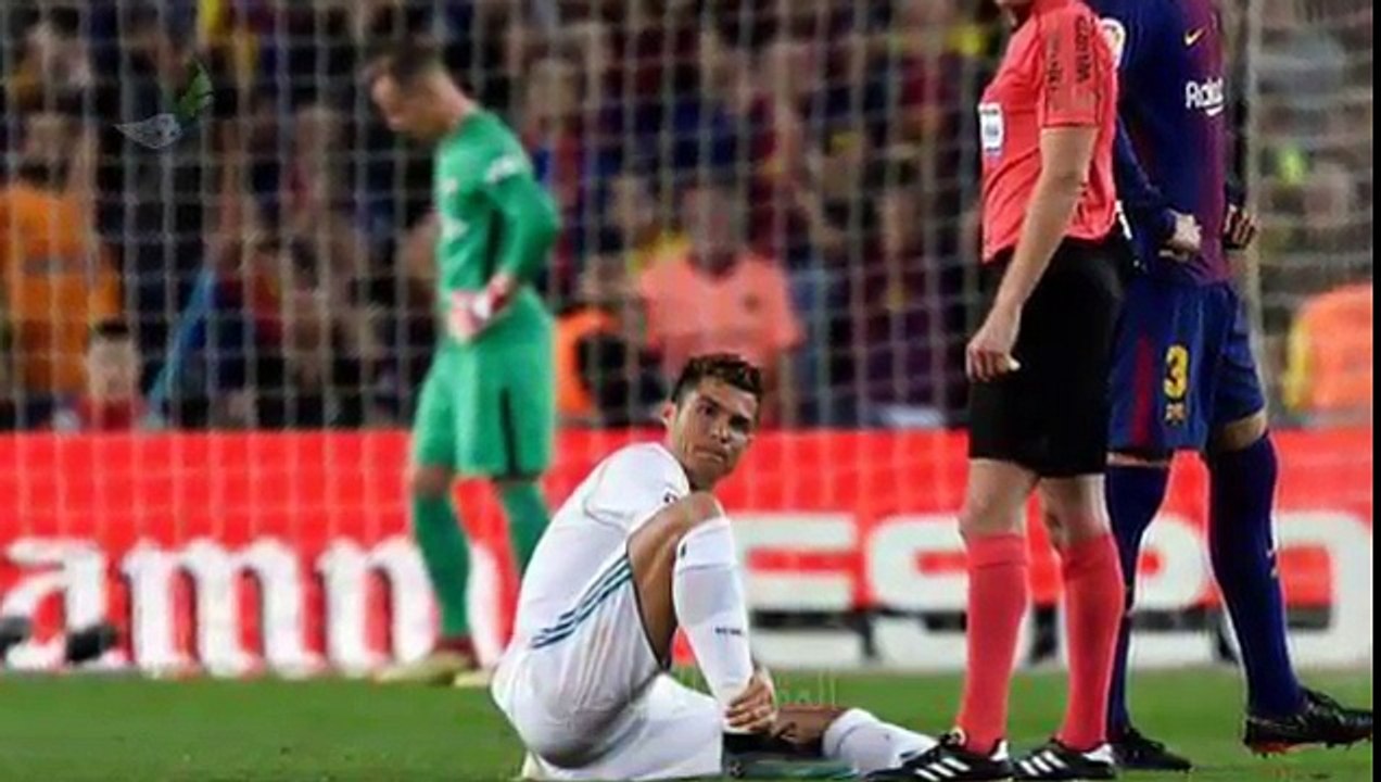 عنف كبير تعرض له لاعبي ريال مدريد في مباراة كلاسيكو 7/05/2018