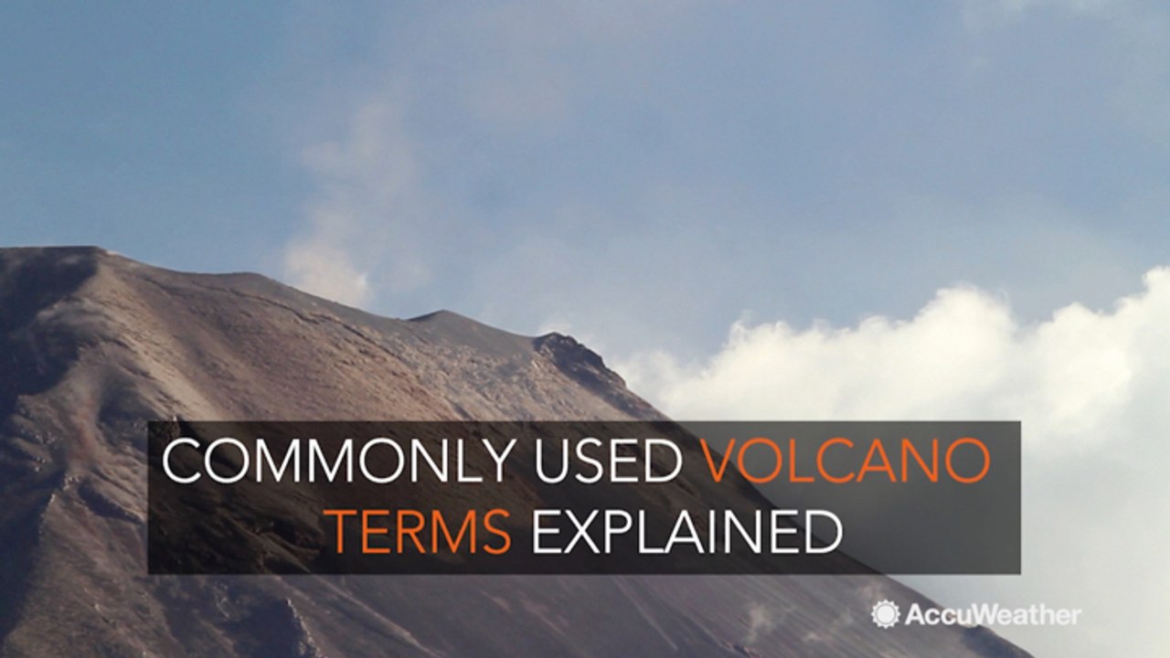 Commonly used volcano terms explained