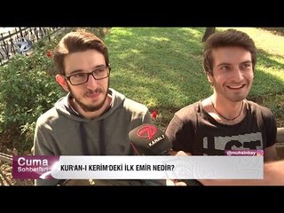 Vatandaşlarımıza sorduk. Kur’an-ı Kerim’deki ilk emir nedir?