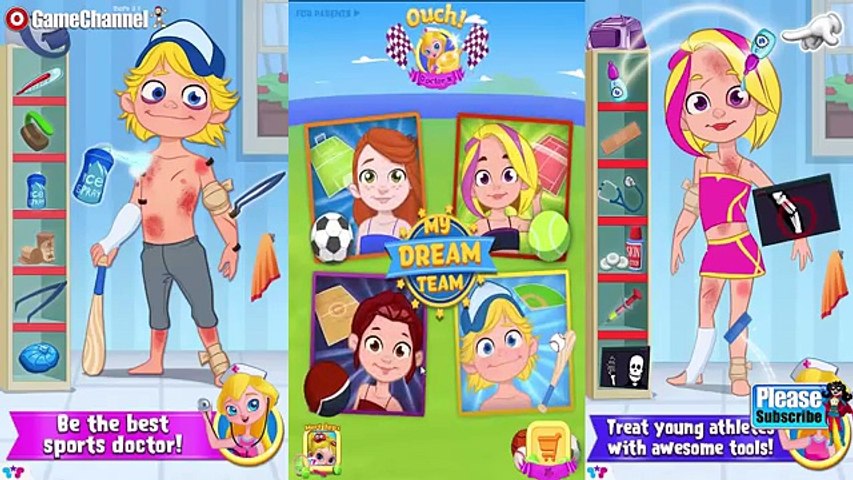 Ouch! Doctor X Kids Sports Android İos Tabtale Free Game GAMEPLAY VİDEO