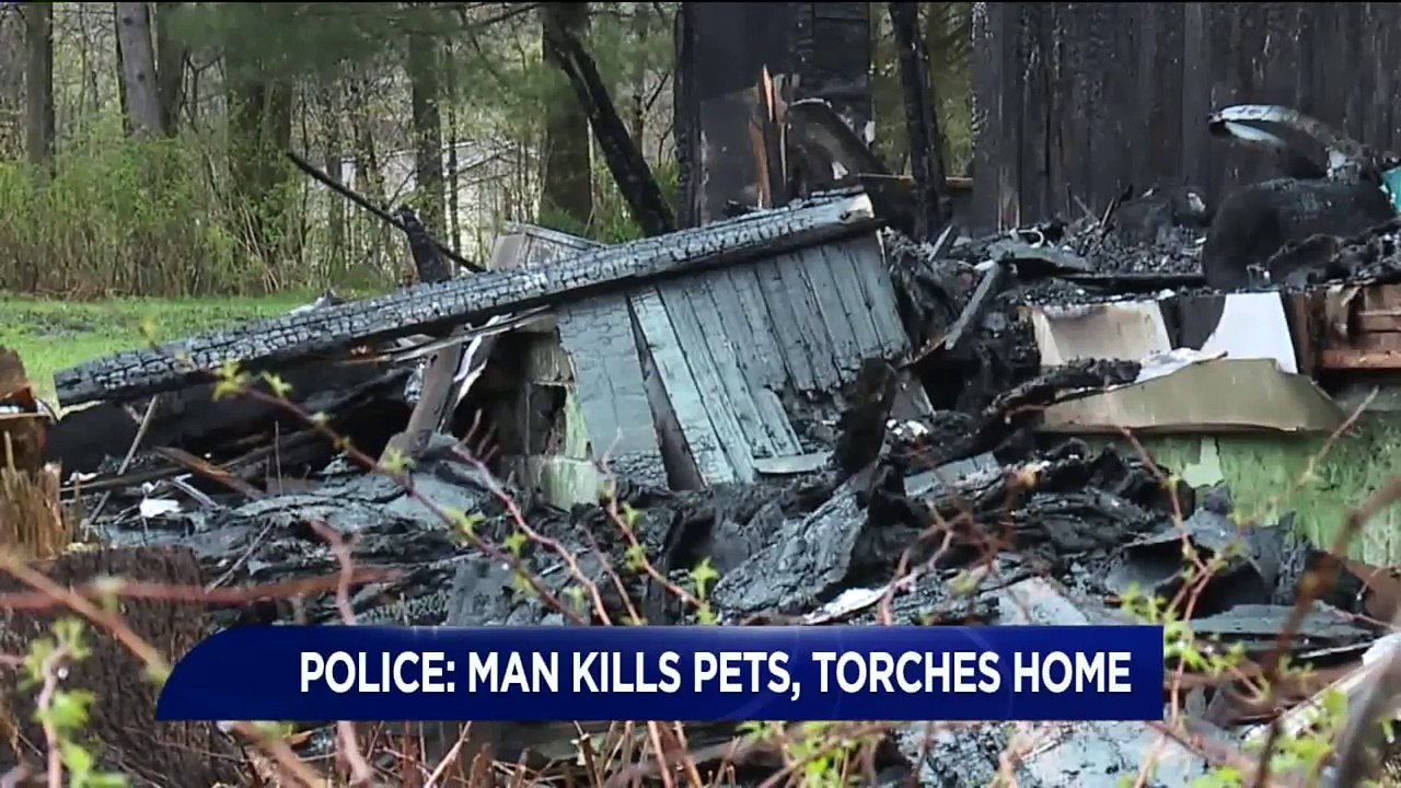Man Kills 16 Pets, Sets Home on Fire Because He Thought it Was Infested with Mites, Police Say