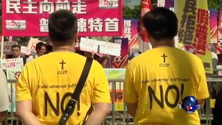 香港泛民、建制民众投票前造势