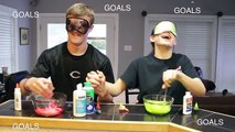BLINDFOLDED SLIME CHALLENGE: COUPLES EDITION | brookeallysonxo