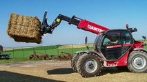 World Amazing Modern Agriculture Equipment Mega Machines Hay Bale Handling Tror Loader Forklift