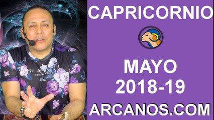CAPRICORNIO MAYO 2018-19-6 al 12 May 2018-Amor Solteros Parejas Dinero Trabajo-ARCANOS.COM