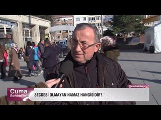 Vatandaşlarımıza sorduk. Secdesi Olmayan Namaz Hangisidir?