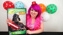 Coloring Stormtrooper Star Wars GIANT Coloring Book Page Crayons & Colored Pencil | KiMMi THE CLOWN