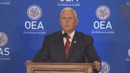 EE.UU. pide a la OEA suspender a Venezuela