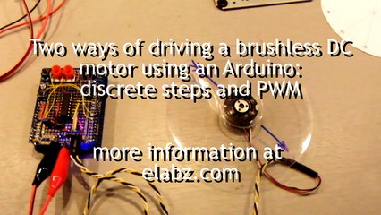 Driving BLDC (brushless DC) motors with Arduino - PWM or discrete steps