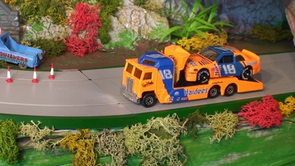 Toy Truck Race Transporters Nascar Series 2